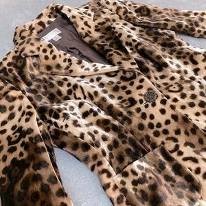Talbots sz 8 leopard print blazer ***HOT***